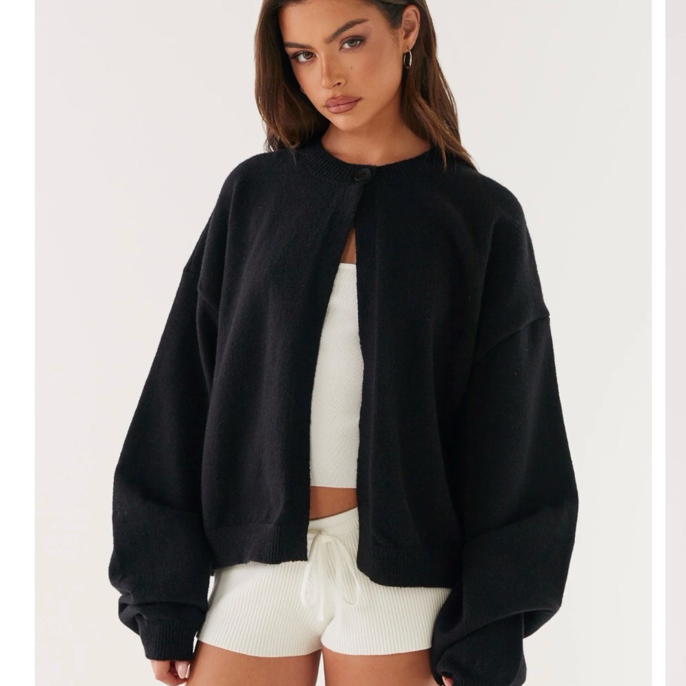 Peppermayo Black Teddy Jacket